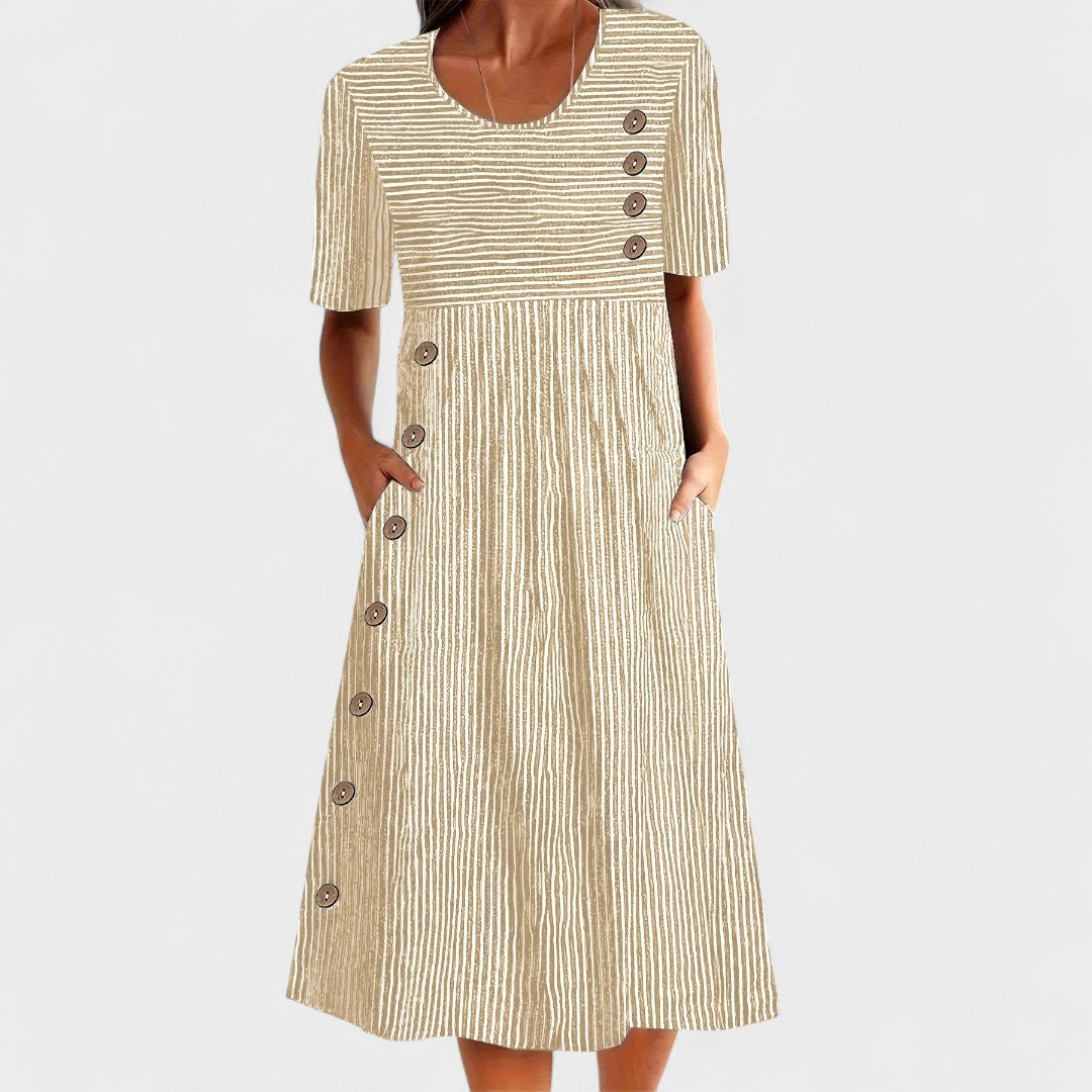 Sofía - Vestido de verano a rayas