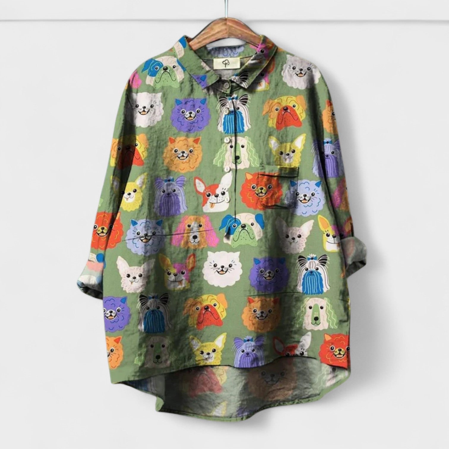 Elisabete - Camisa con patrones para señora