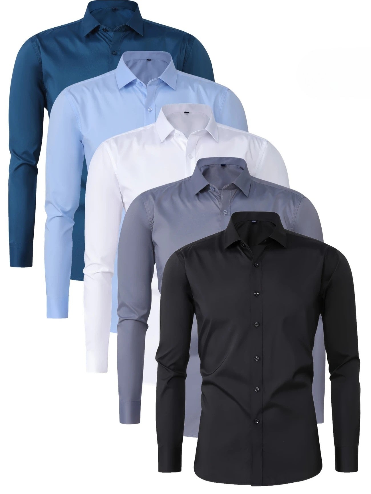 Savrani™ | Camisa elegante de mangas largas con botones