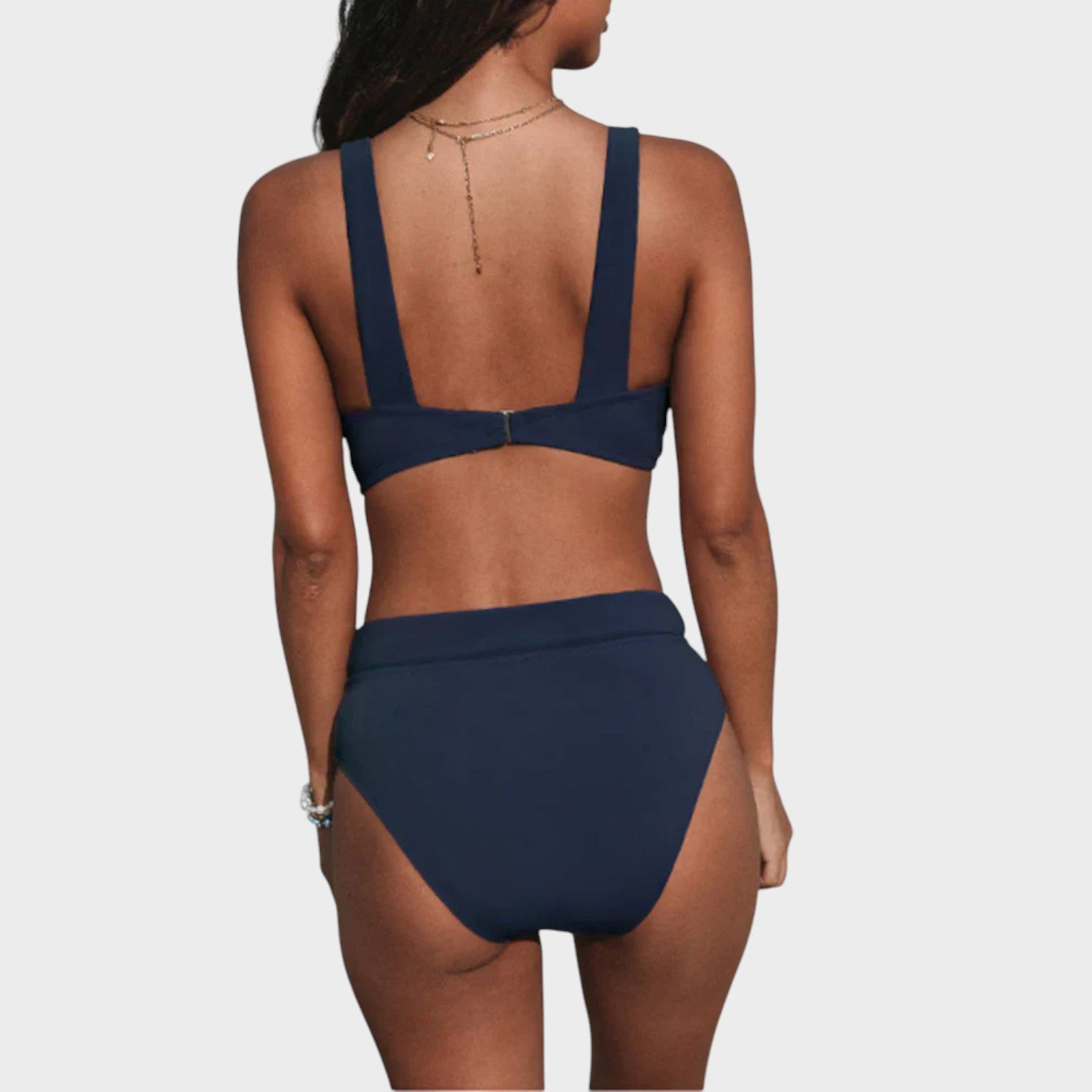 Erica - Bikini Liso de Cintura Alta