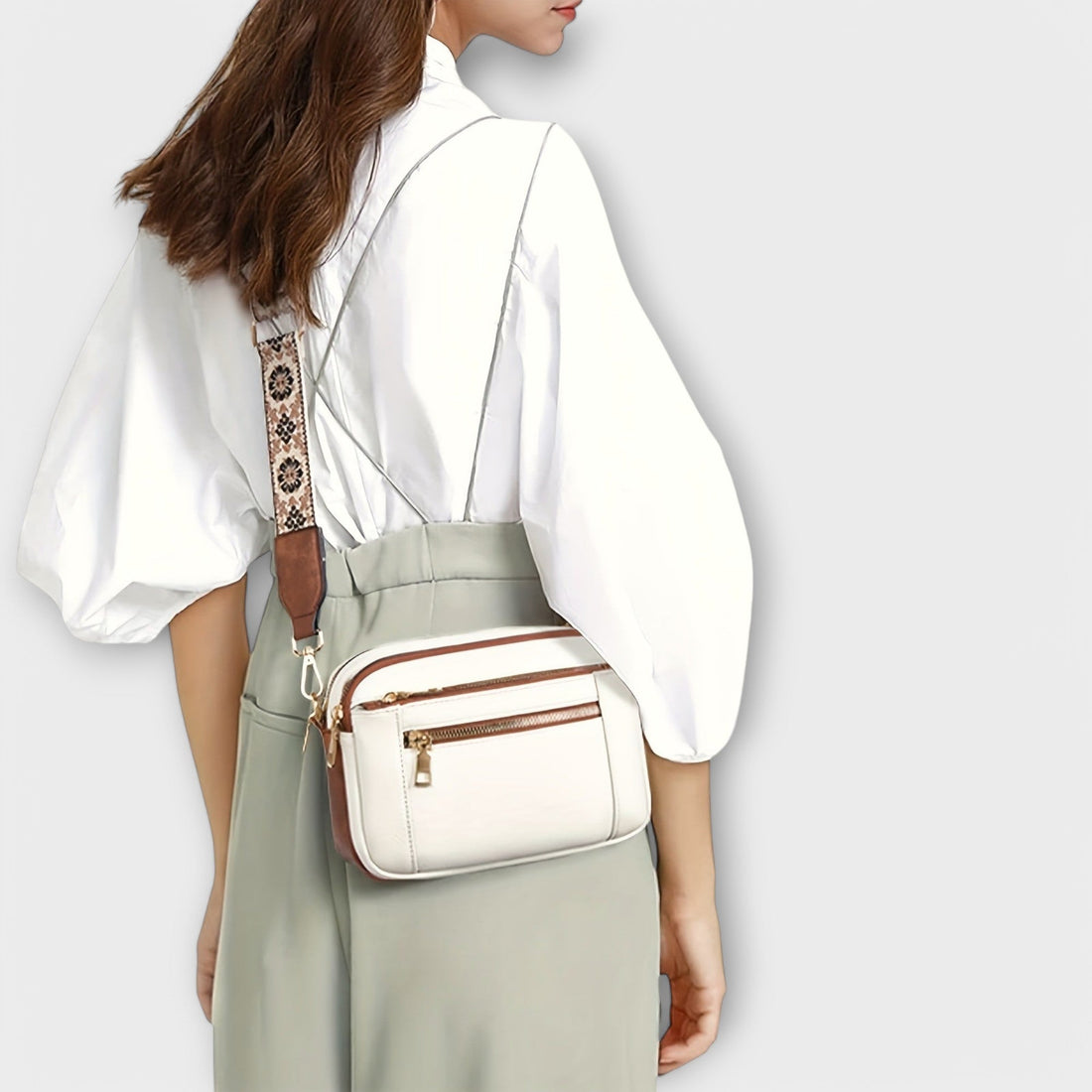 Maria. - Bolsa de hombro de piel vegana