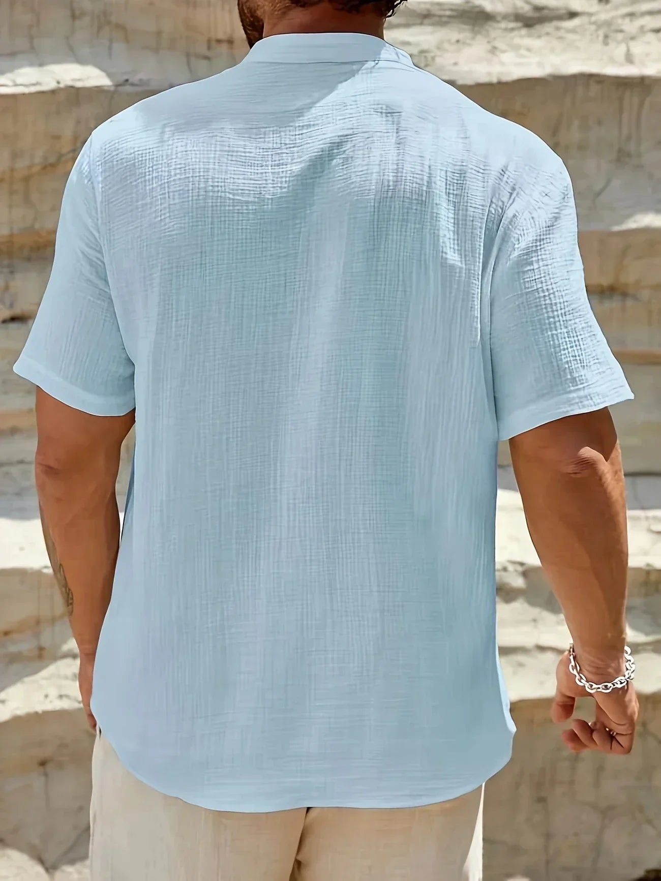 Savrani™ | Camisa de verano elegante con cuello alto