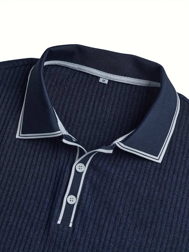 Savrani™ | Polo elegante de mangas cortas