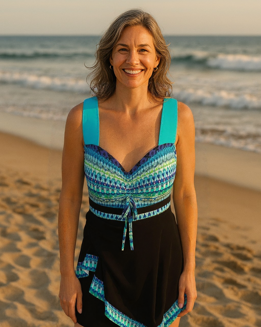 Francisca – Conjunto de baño vibrante de dos piezas