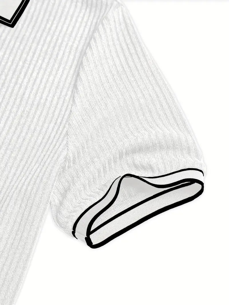 Savrani™ | Polo elegante de mangas cortas