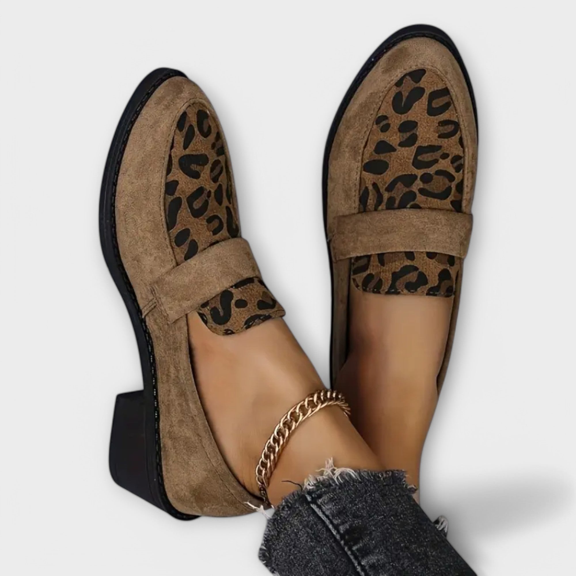 Camila - Zapatos elegantes con estampado de leopardo