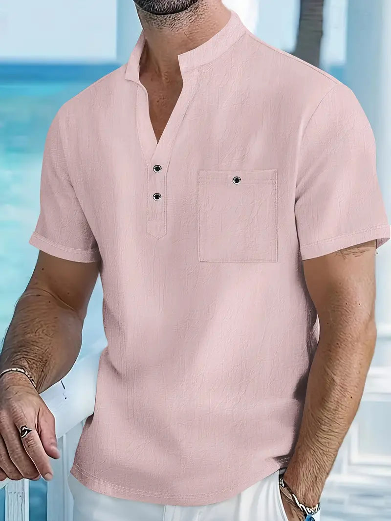 Savrani™ | Camisa elegante de mangas cortas