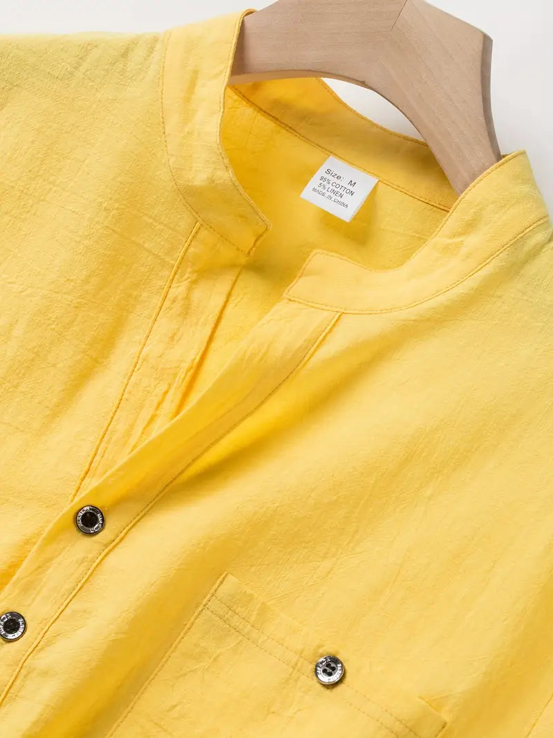 Savrani™ | Camisa elegante de mangas cortas