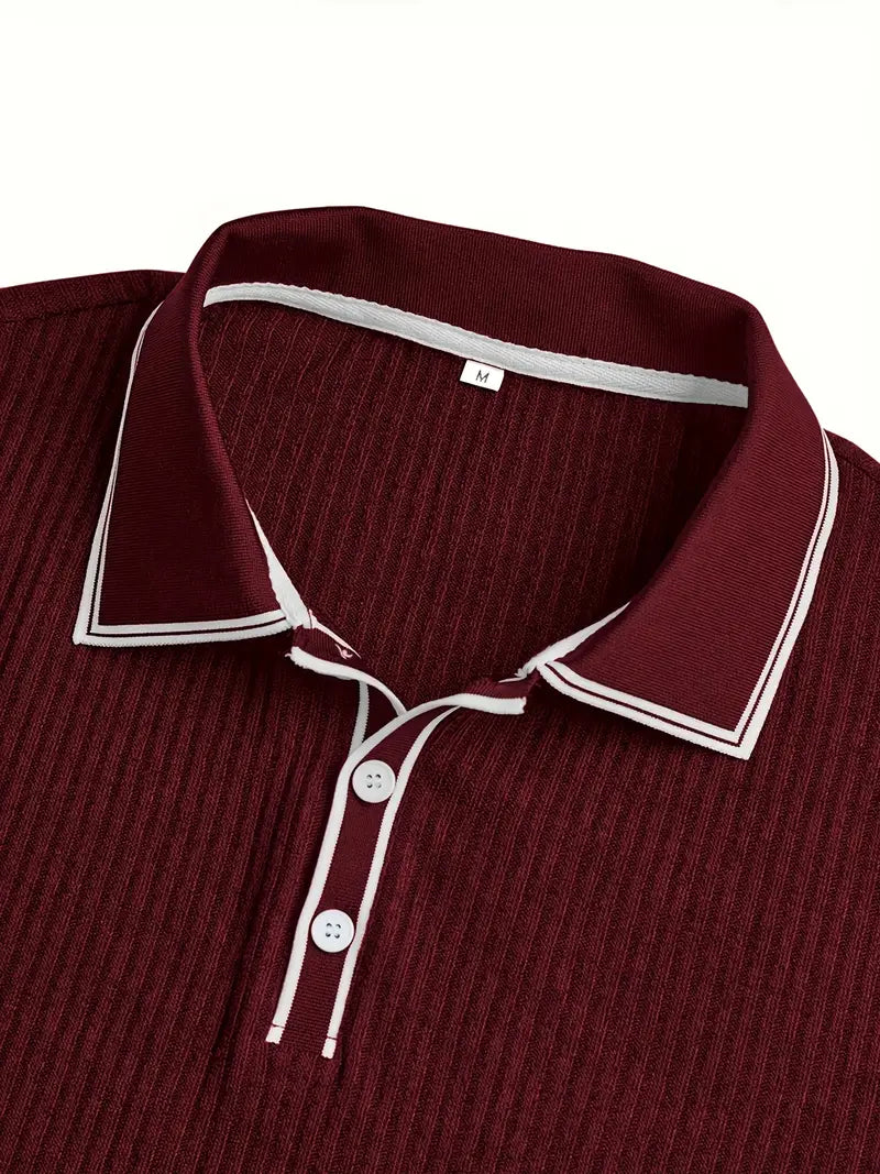 Savrani™ | Polo elegante de mangas cortas