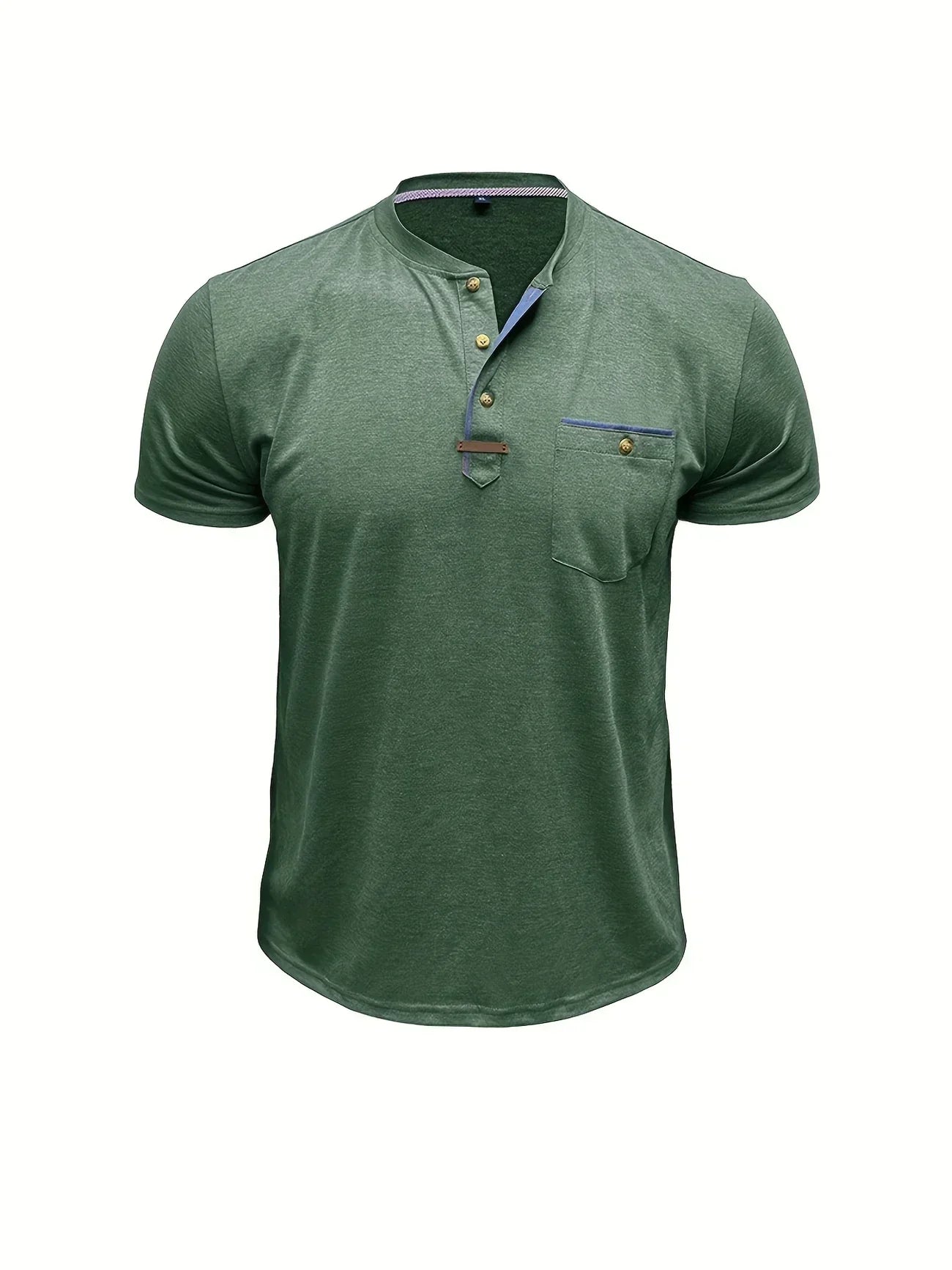 Savrani™ | Camiseta elegante con cuello redondo y bolsillo