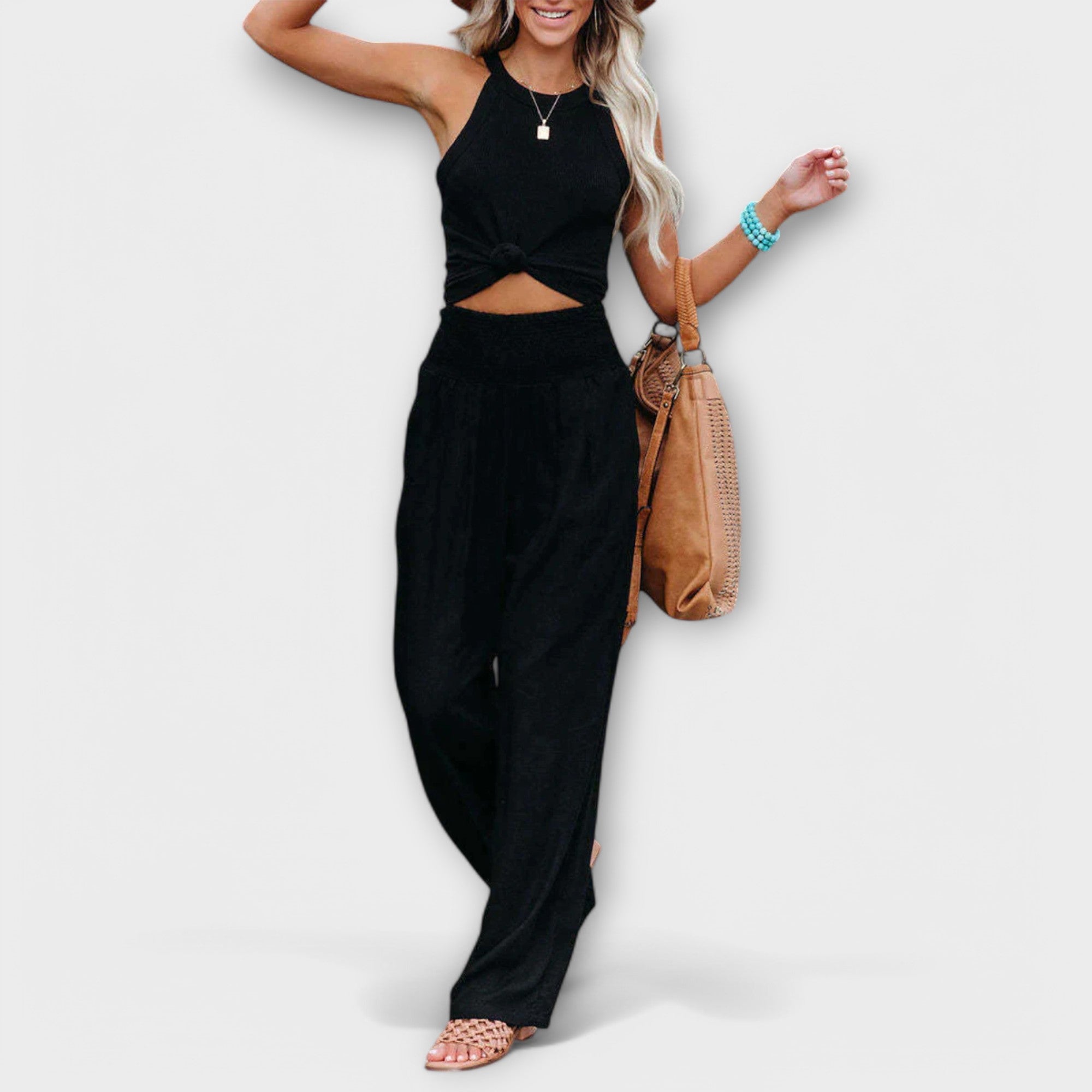 Celeste - Pantalones frescos y con estilo