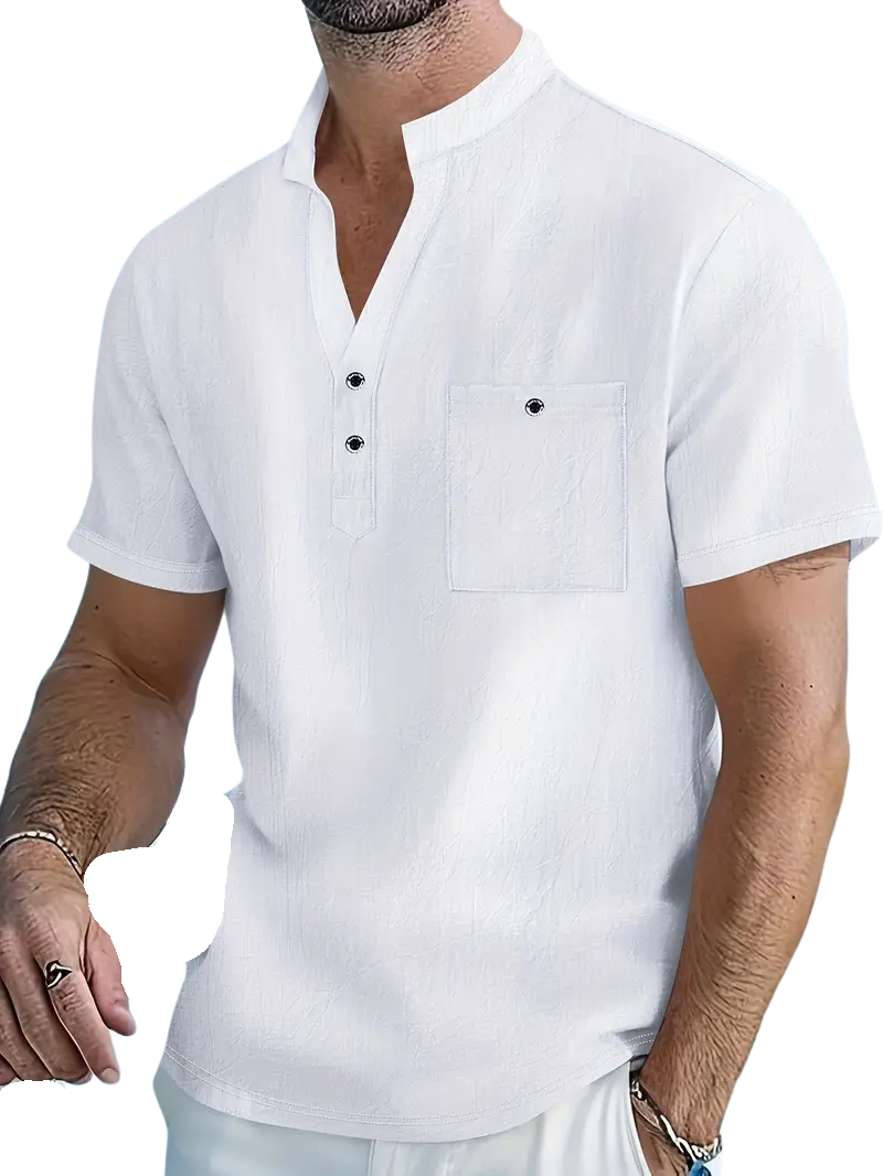 Savrani™ | Camisa elegante de mangas cortas