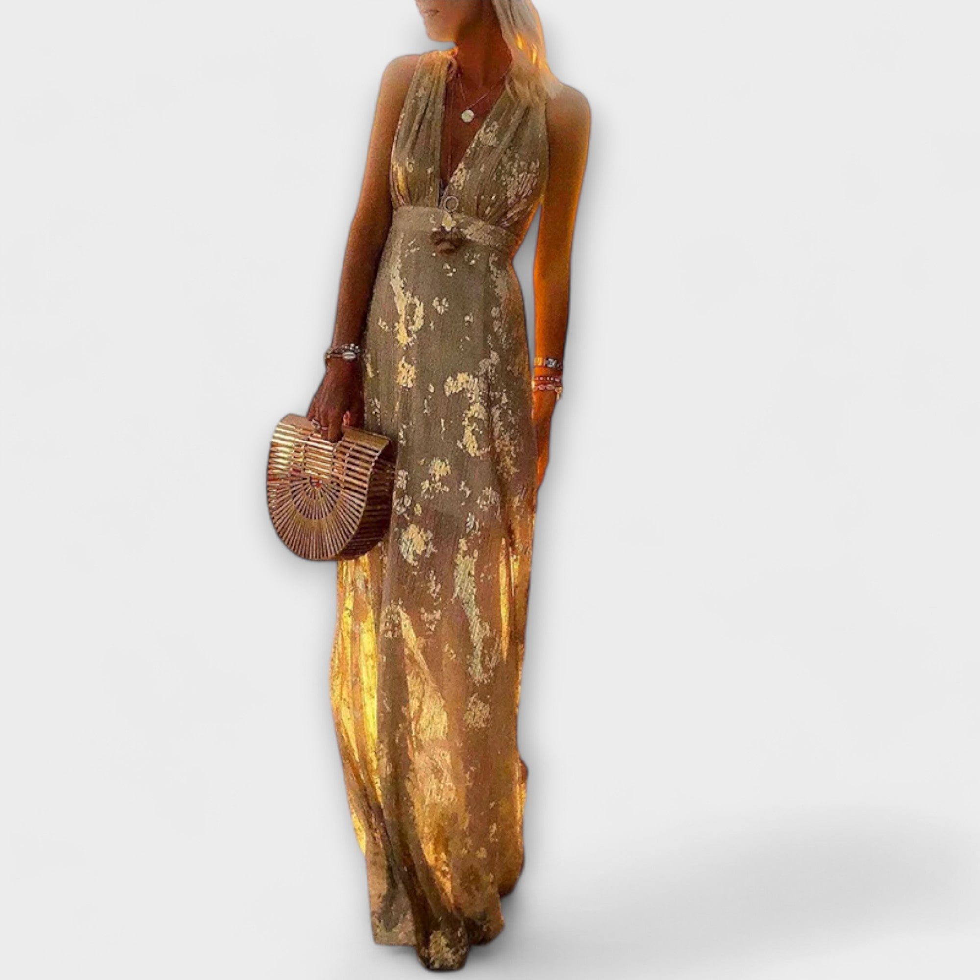 Tatiana - Vestido Fluido con Escote en V