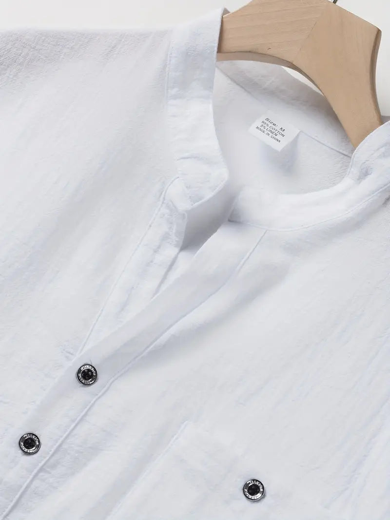 Savrani™ | Camisa elegante de mangas cortas