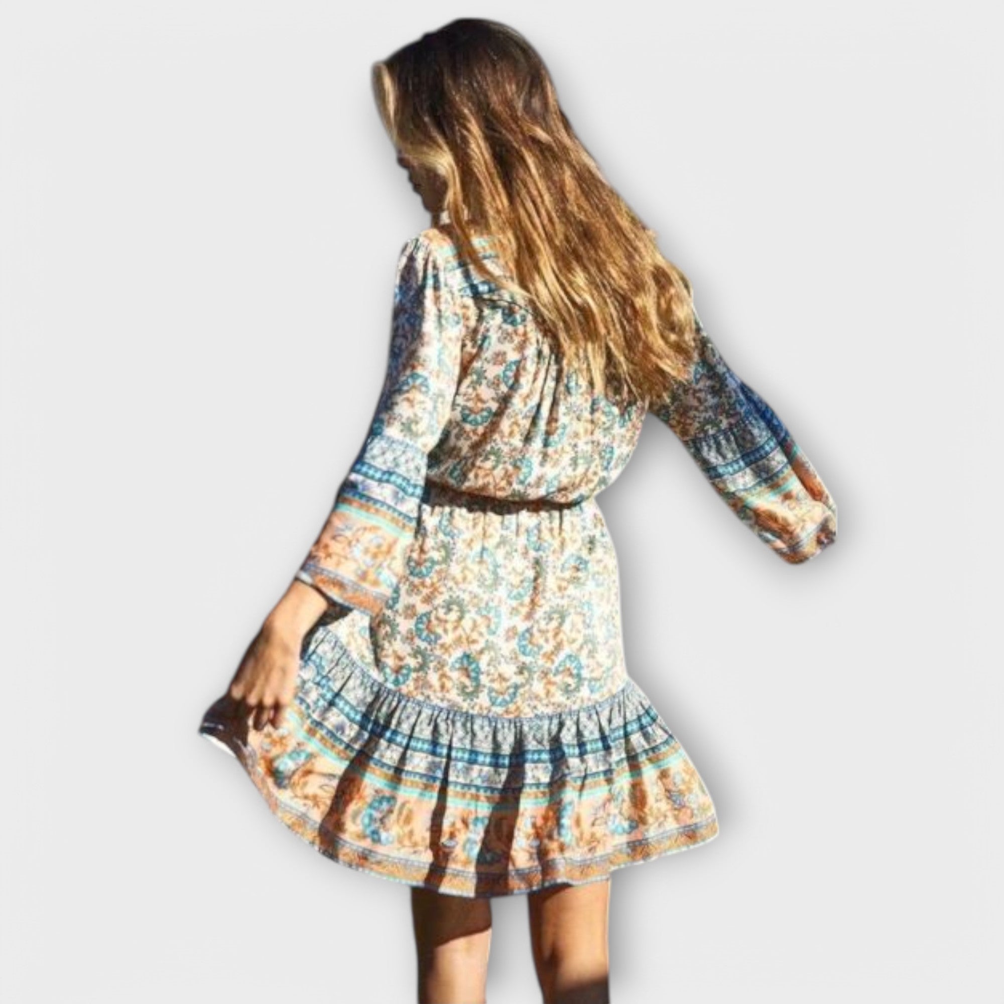 Gisela - Vestido corto boho