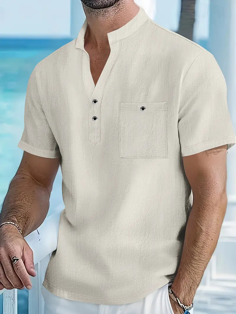 Savrani™ | Camisa elegante de mangas cortas