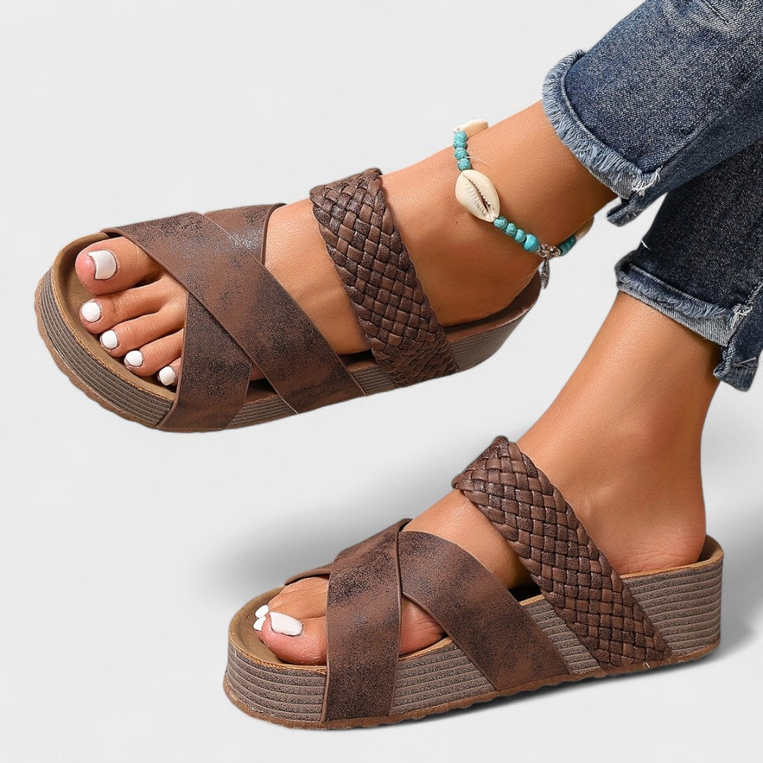 Laura - Sandalias ortopédicas de cuero