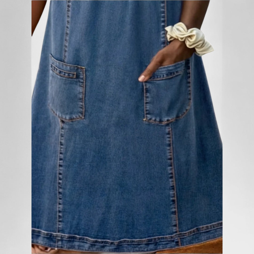 Julia - Vestido de mezclilla suave