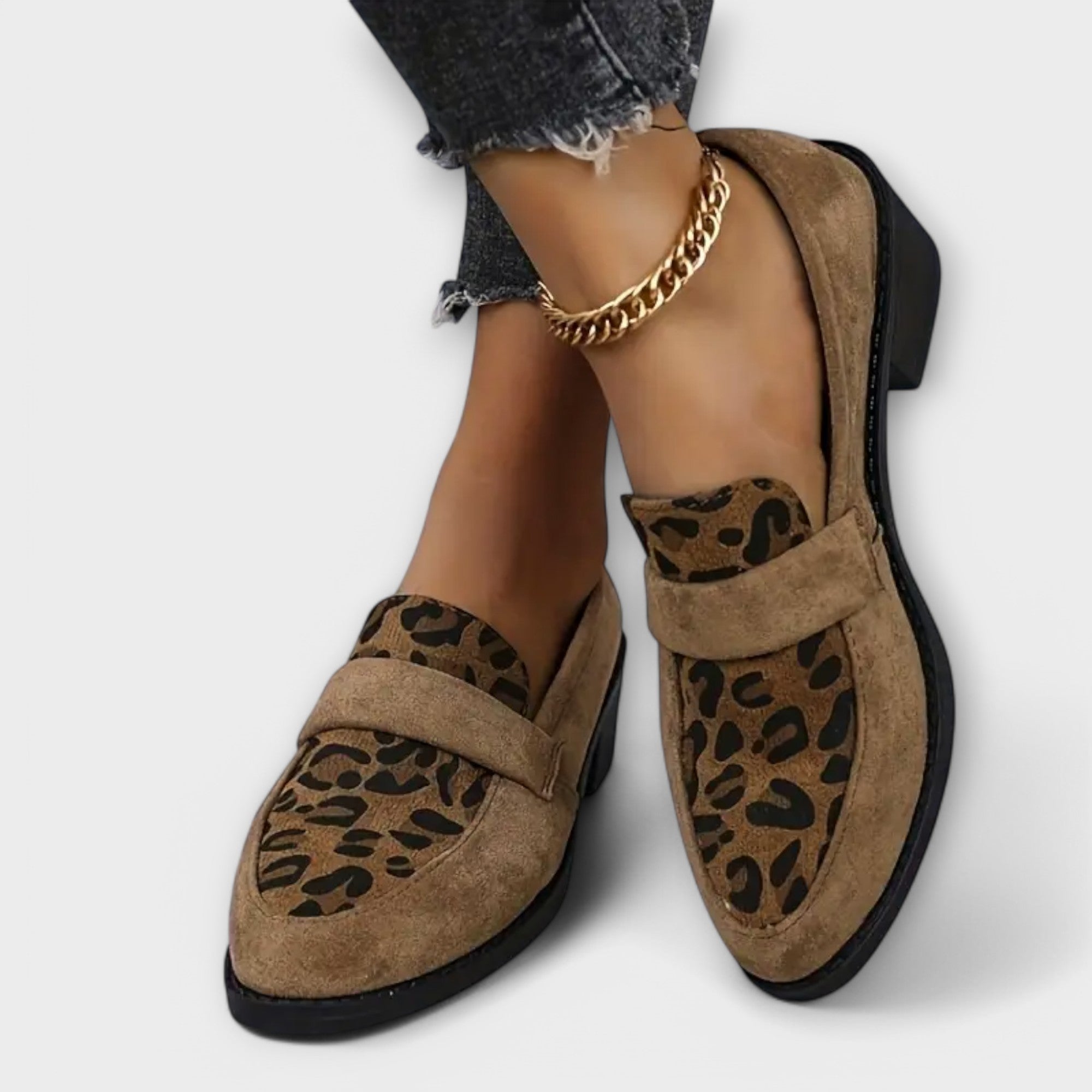 Camila - Zapatos elegantes con estampado de leopardo