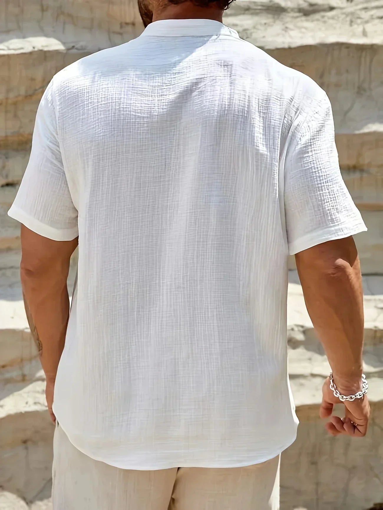 Savrani™ | Camisa de verano elegante con cuello alto