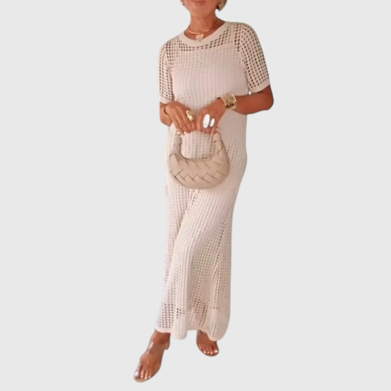 Rute - Vestido largo con cortes