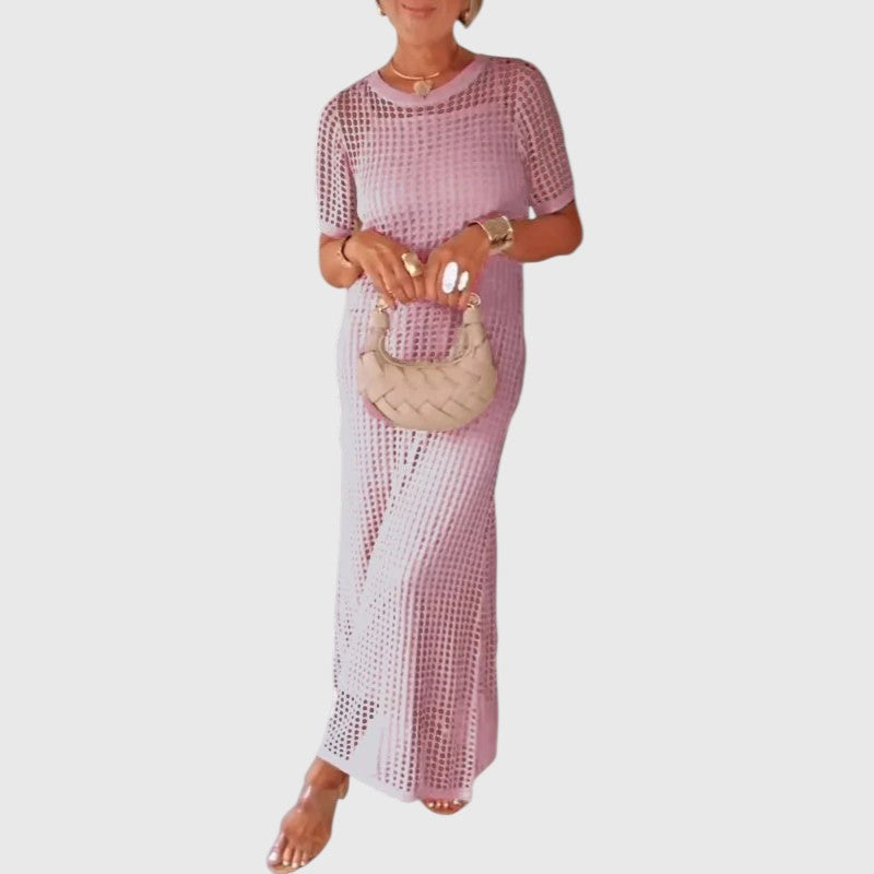 Rute - Vestido largo con cortes