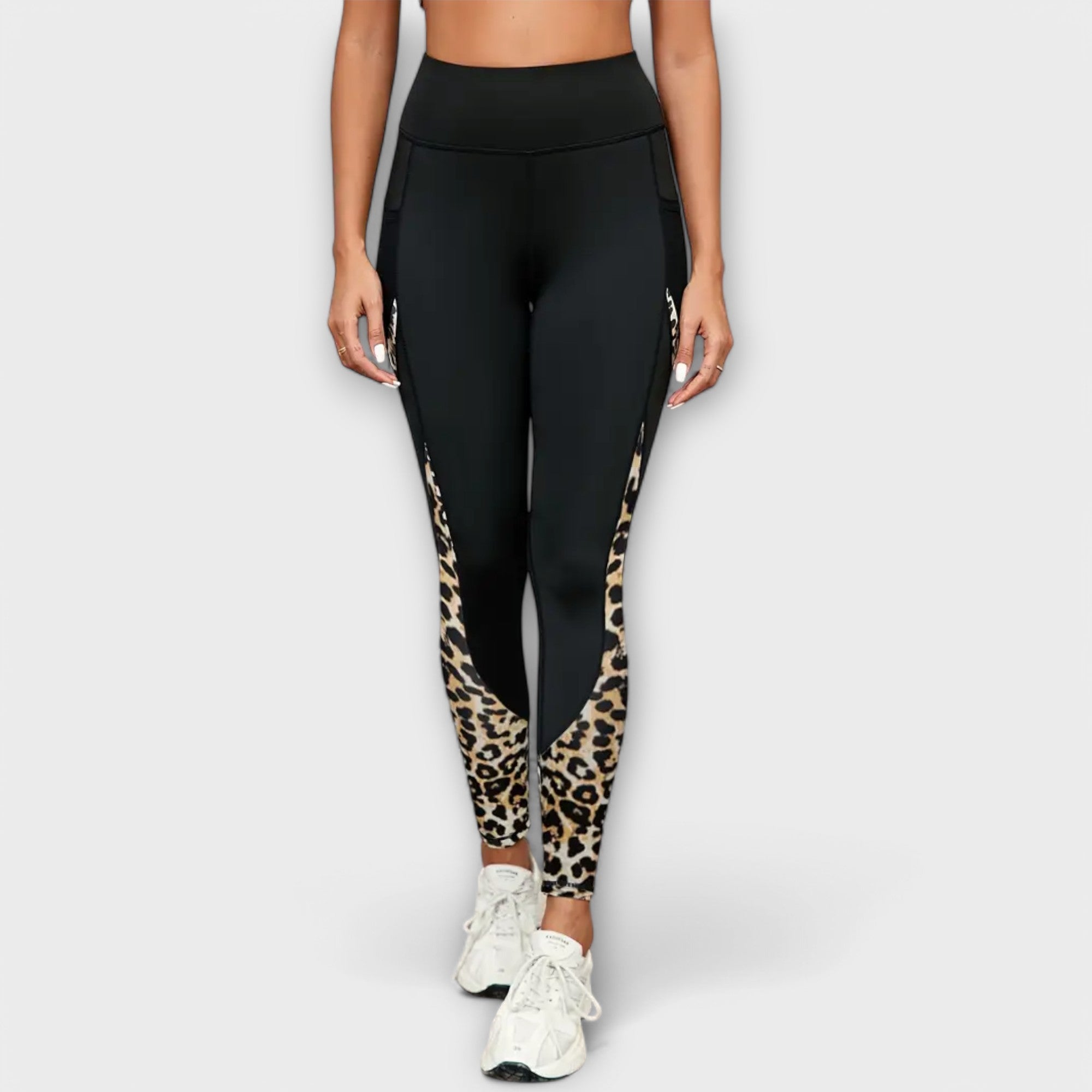Carmo - Leggings de cintura alta con estampado de leopardo