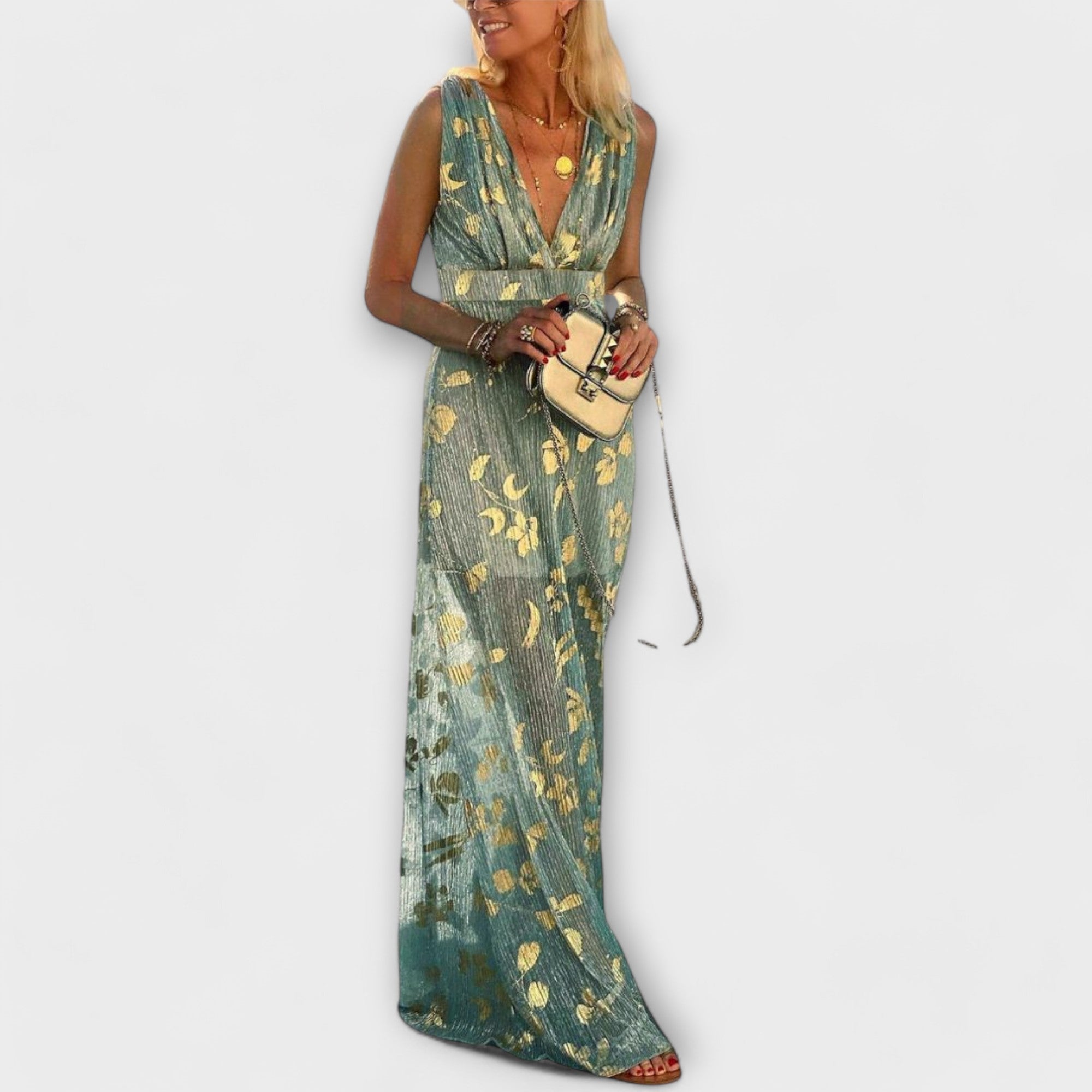 Tatiana - Vestido Fluido con Escote en V