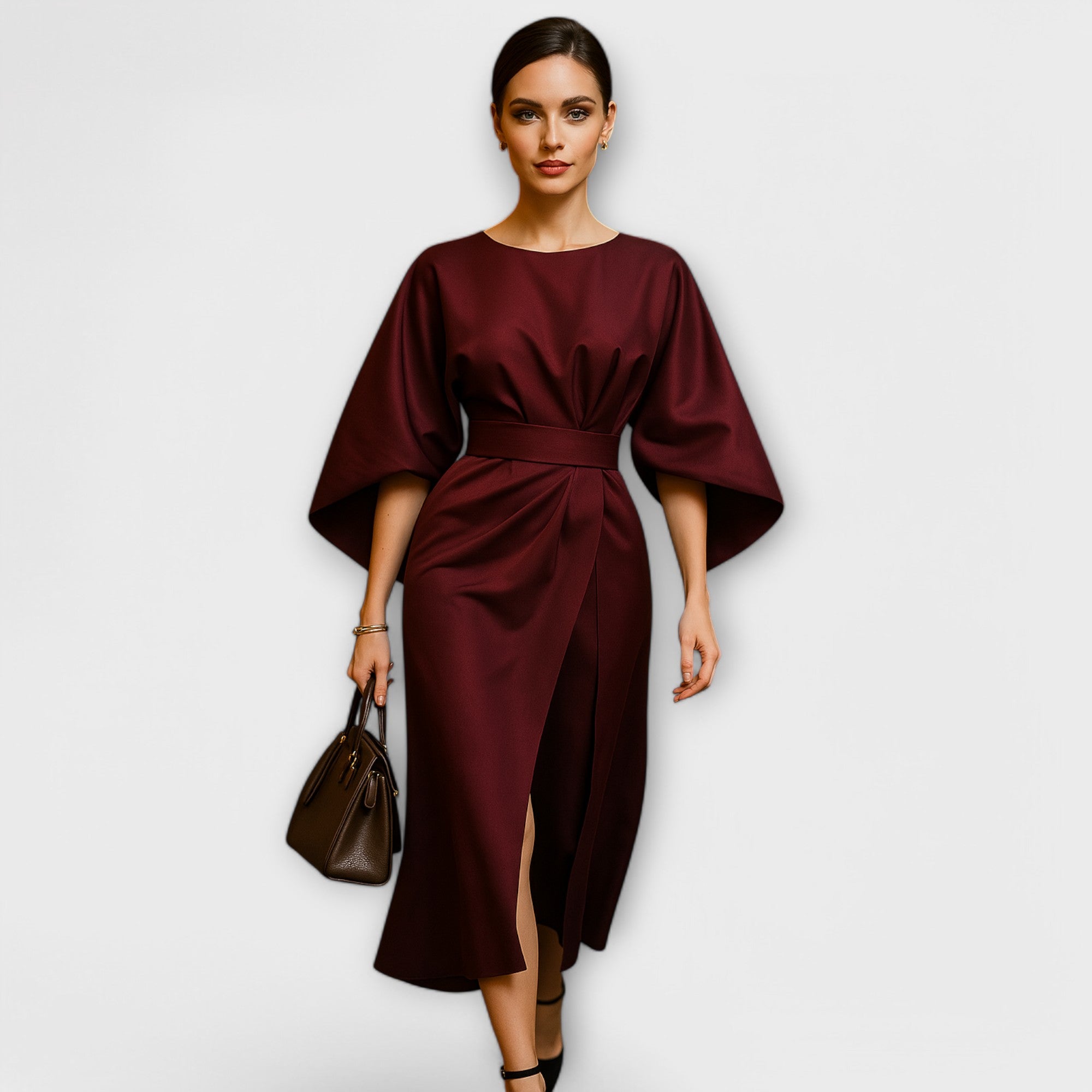 Sonia - Vestido elegante con mangas