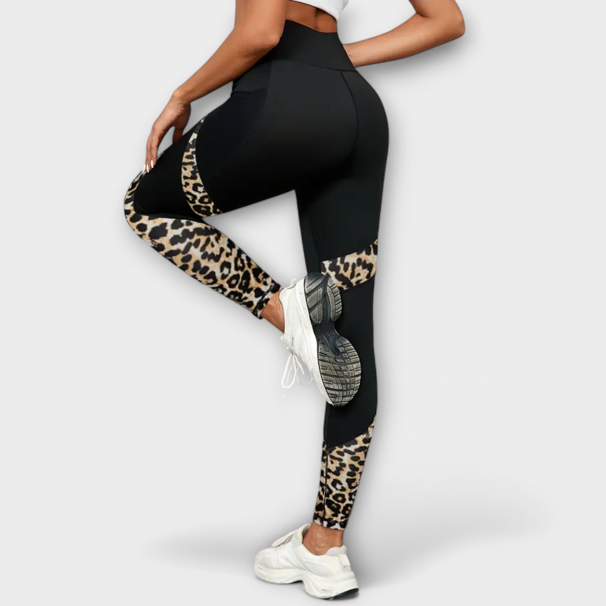 Carmo - Leggings de cintura alta con estampado de leopardo