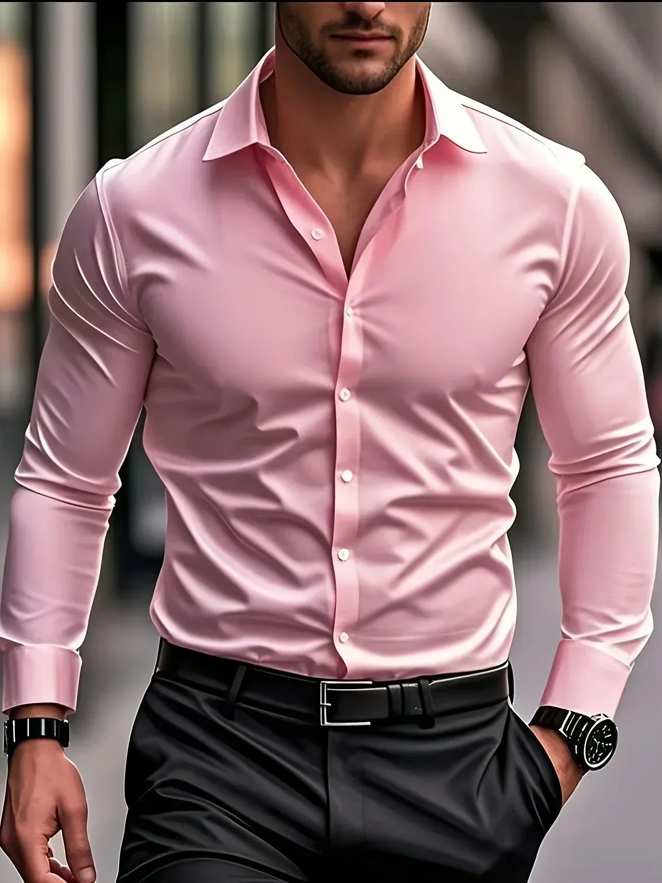 Savrani™ | Camisa elegante de mangas largas con botones