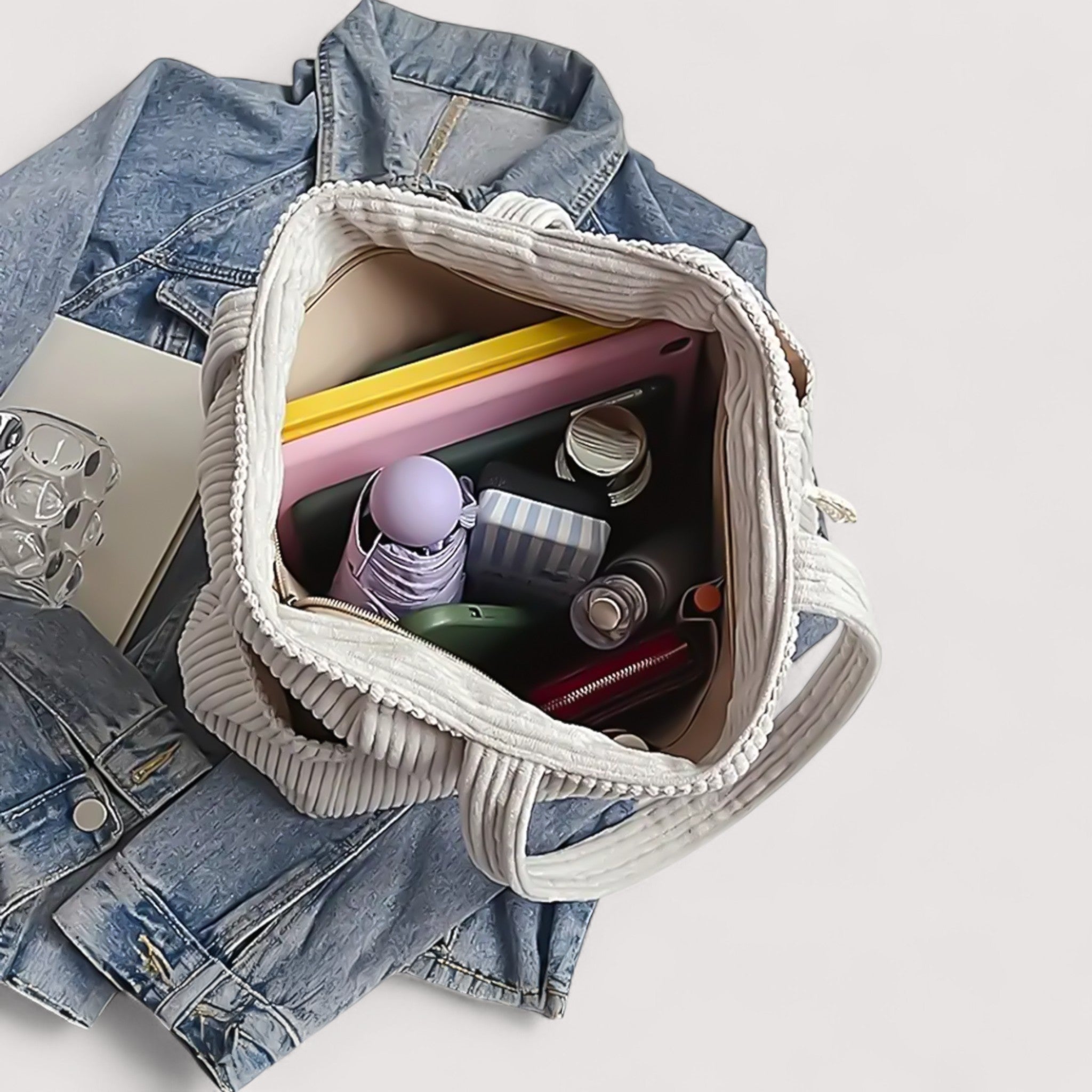 Olívia - Bolso de Hombro de Terciopelo