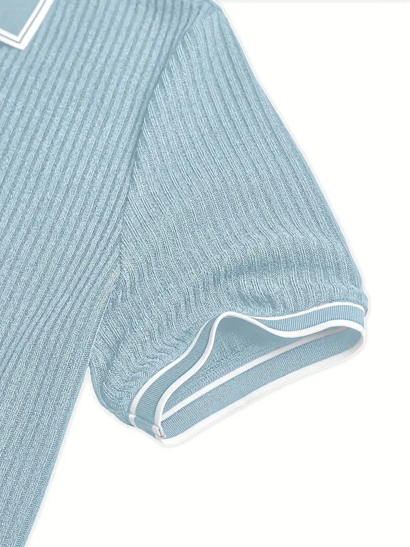 Savrani™ | Polo elegante de mangas cortas