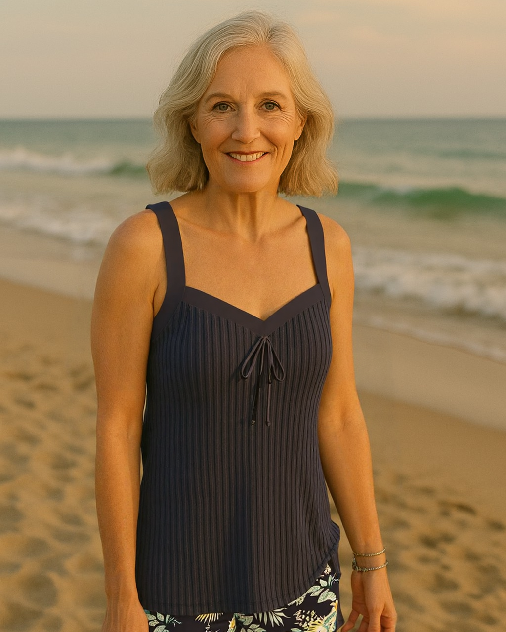 Paula - Conjunto de playa a rayas