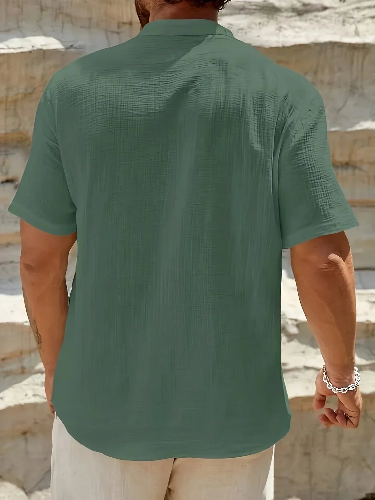 Savrani™ | Camisa de verano elegante con cuello alto