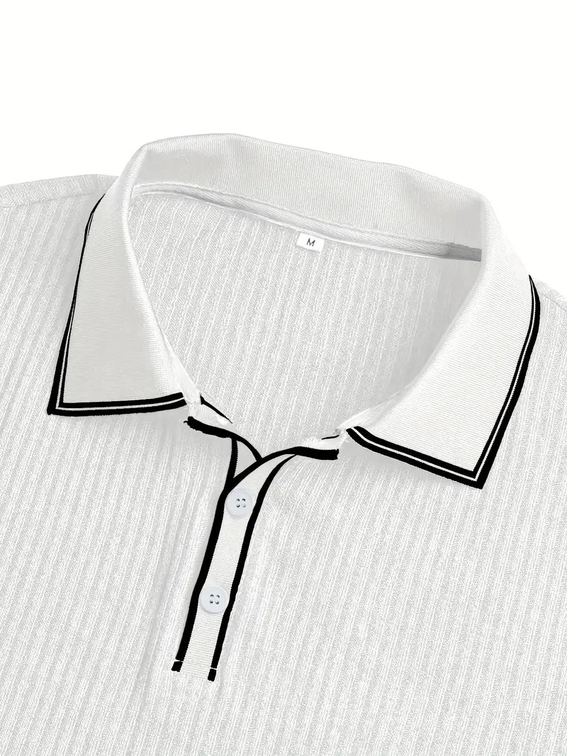 Savrani™ | Polo elegante de mangas cortas