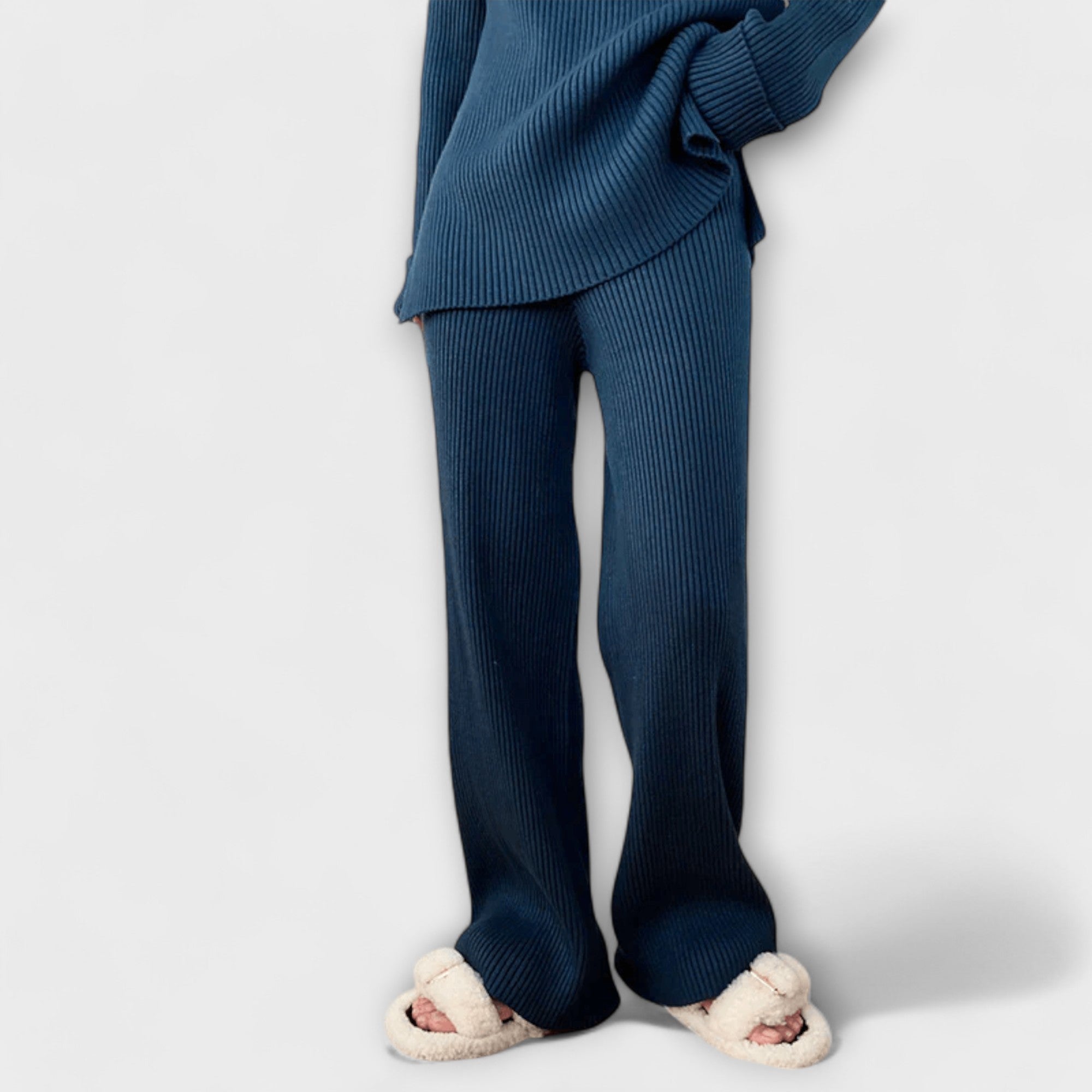 Albertina - Conjunto Cosy de Punto Canalé de 2 Piezas