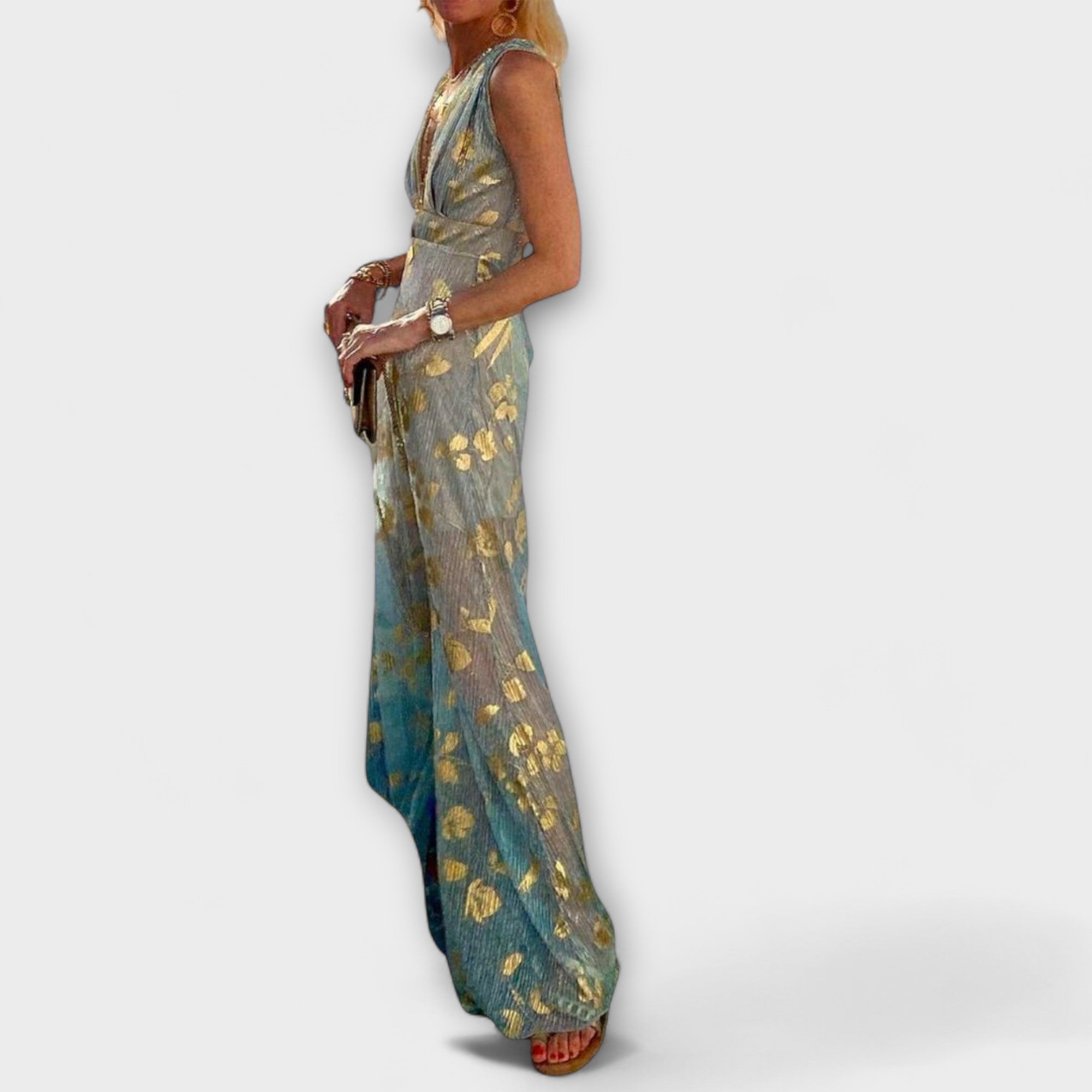 Tatiana - Vestido Fluido con Escote en V