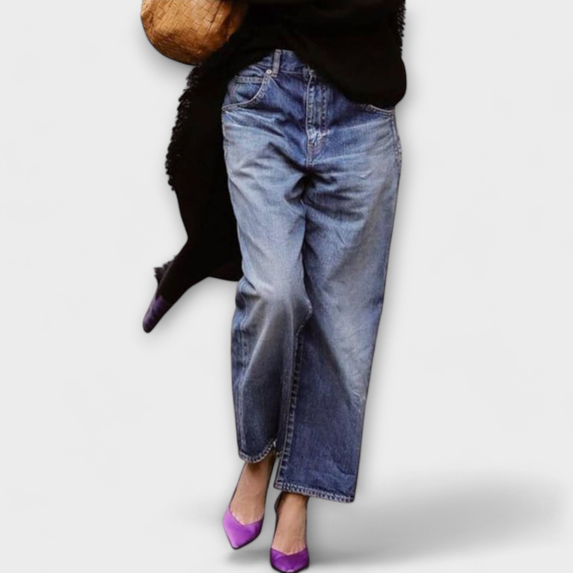 Bea - Pantalones vaqueros de pierna ancha