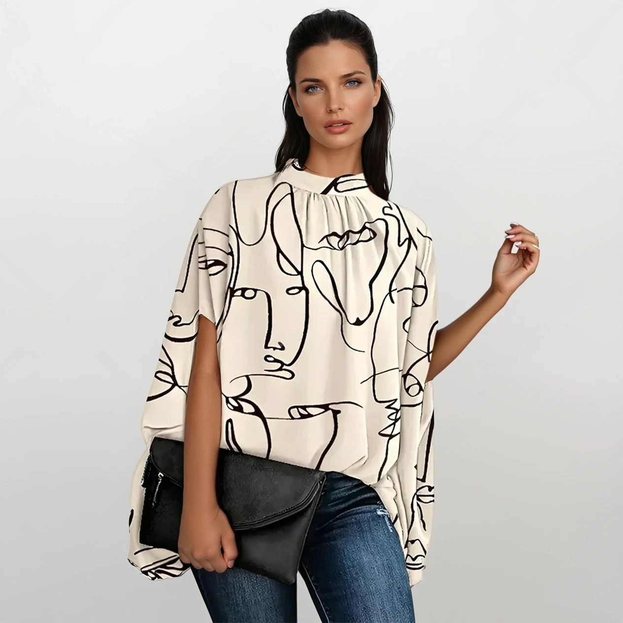 Catarina - Blusa de noche versátil