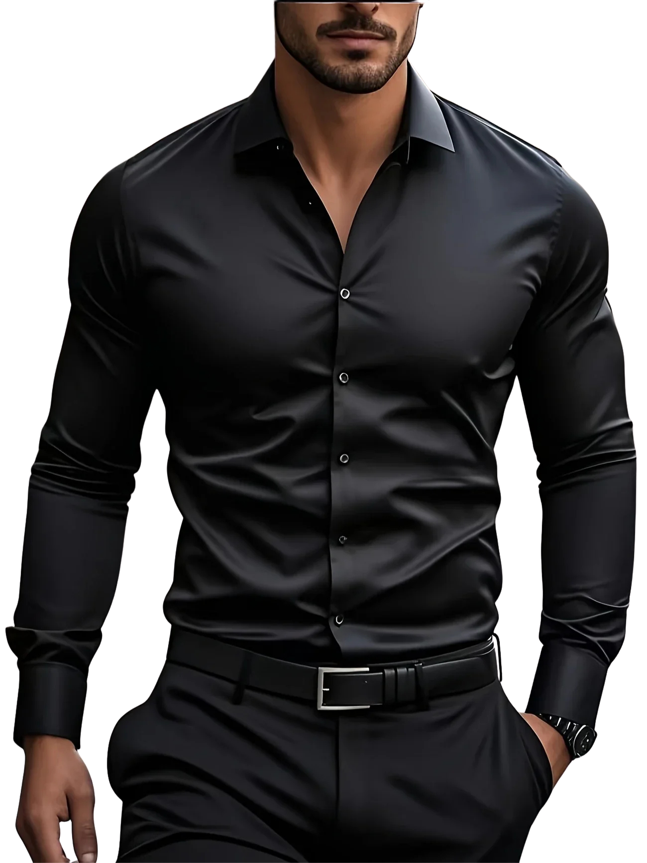 Savrani™ | Camisa elegante de mangas largas con botones