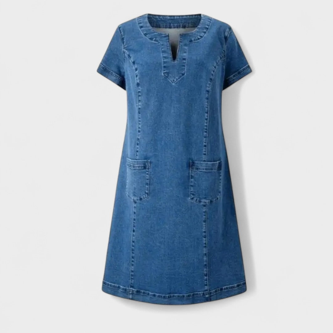 Julia - Vestido de mezclilla suave