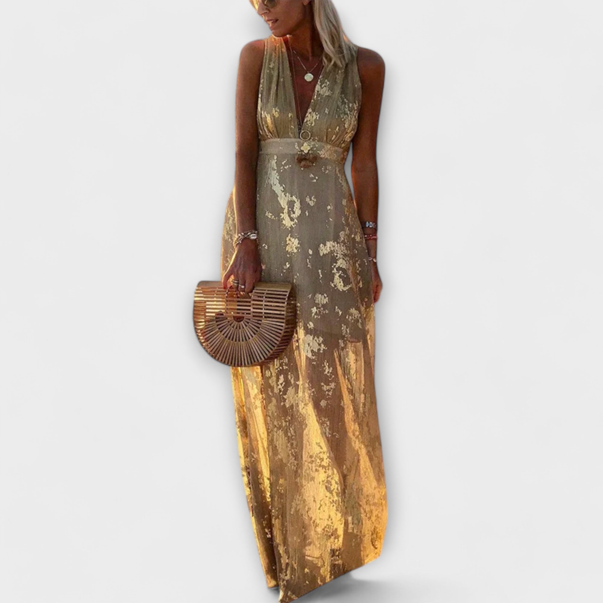 Tatiana - Vestido Fluido con Escote en V