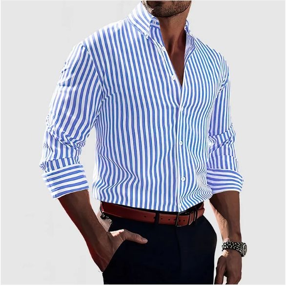 Savrani™ | Camisa Confidence a rayas