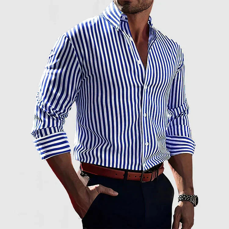 Savrani™ | Camisa Confidence a rayas