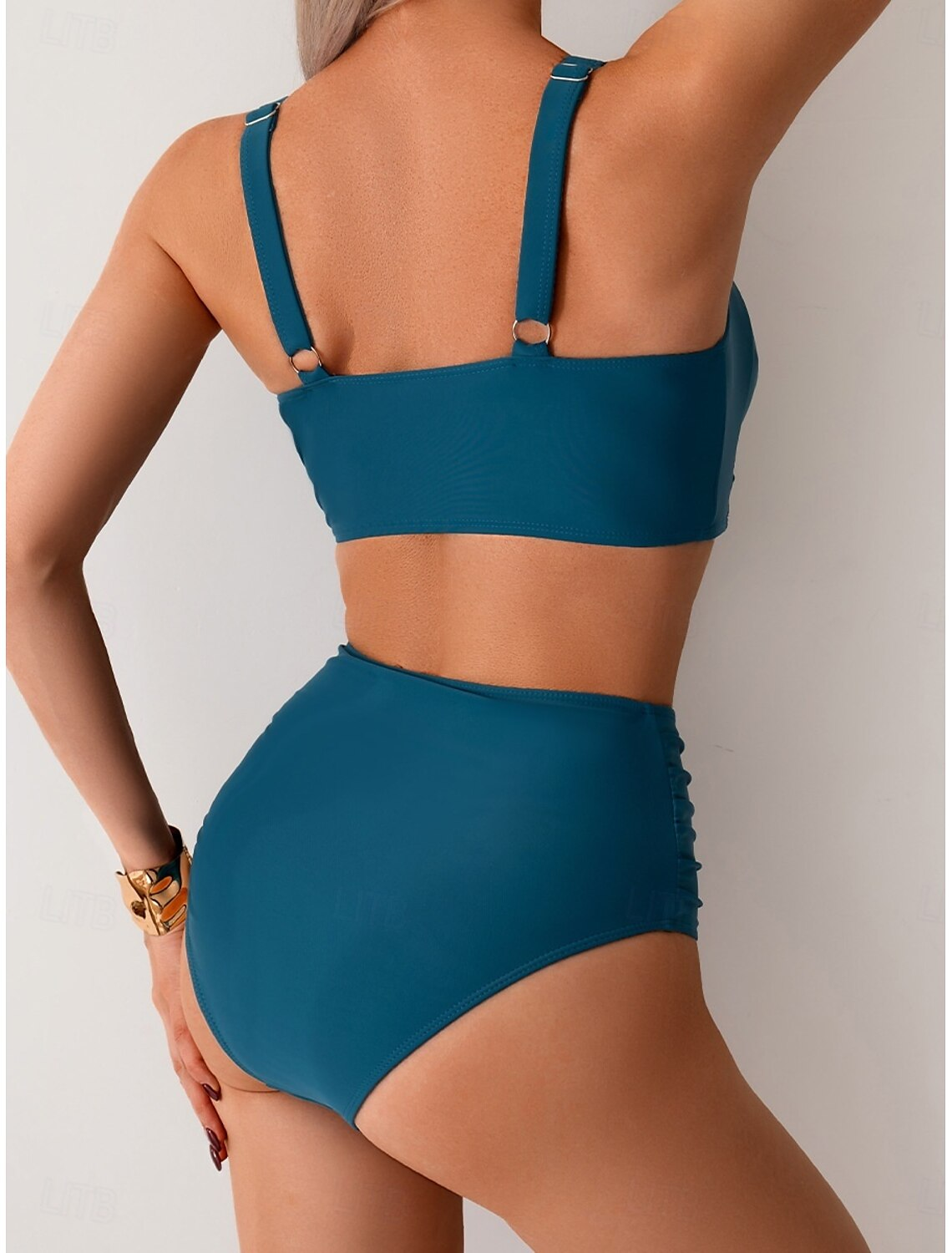 Fátima - Bikini de tejido con pliegues