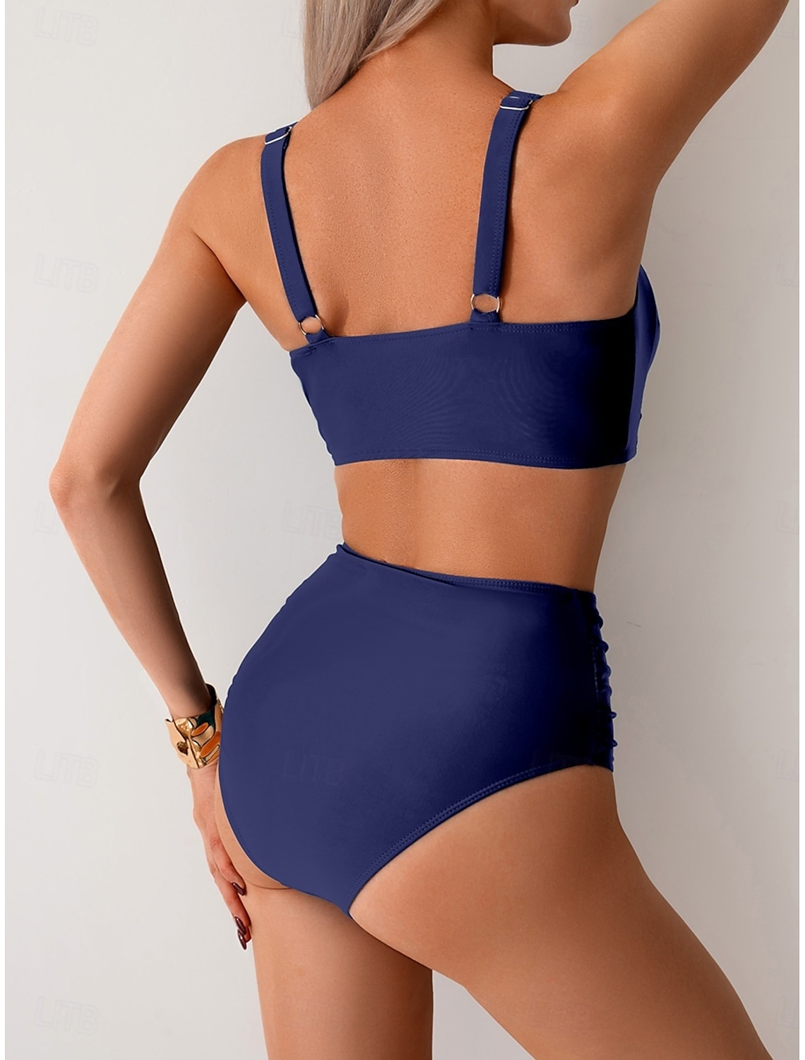 Daniela - Bikini de tejido con pliegues