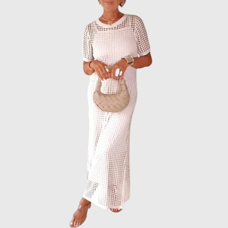 Rute - Vestido largo con cortes